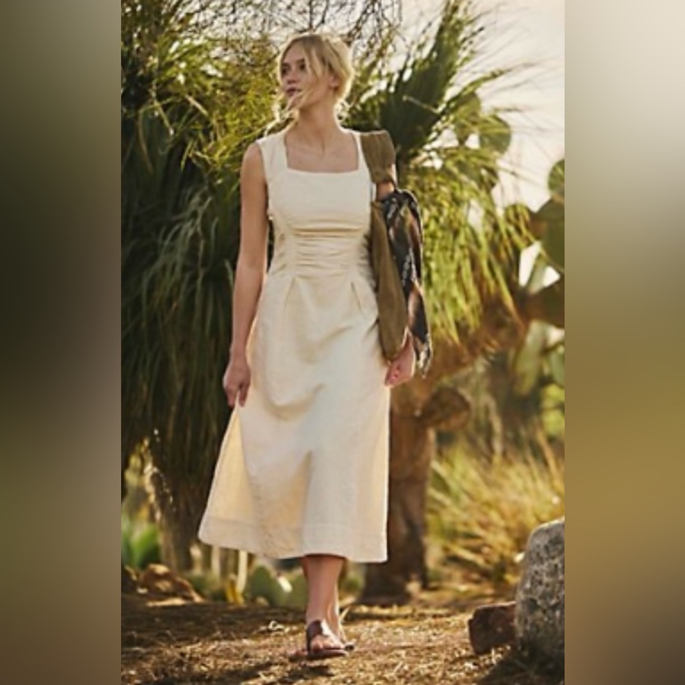Free People Cartagena Cotton-Linen Maxi